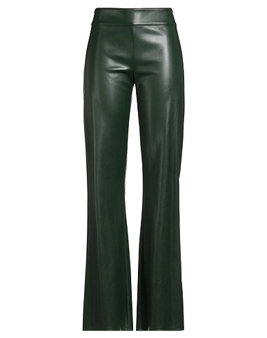 PATRIZIA PEPE Casual pants Dark green 100% Polyurethane