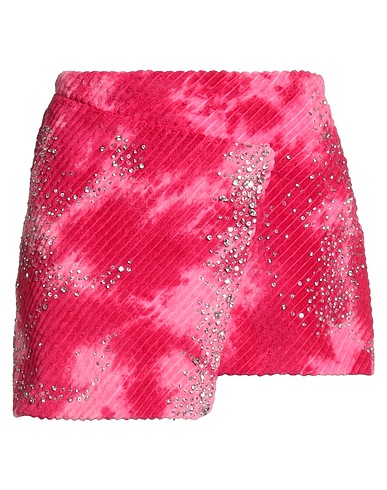 DES_PHEMMES Mini skirt Fuchsia 100% Cotton