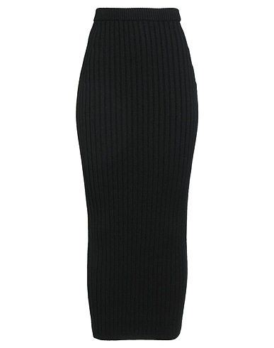MAX MARA Langer Rock SFILATA Schwarz 65% Wolle, 28% Kaschmir, 6% Polyamid, 1% Elastan