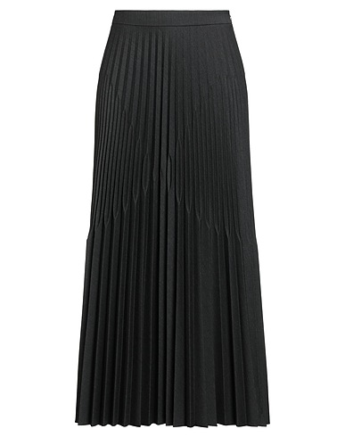 ALBERTA FERRETTI Maxi Skirts Charcoal 58% Polyester, 21% Virgin Wool, 18% Viscose, 3% Elastane