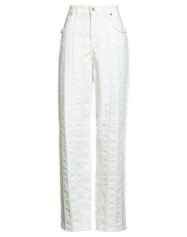 BLUMARINE Denim trousers 97% Cotton, 3% Elastane