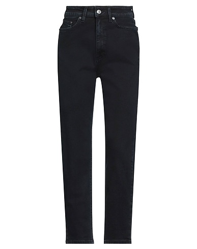 ROŸ ROGER'S Denim trousers Blue 97% Cotton, 3% Elastane