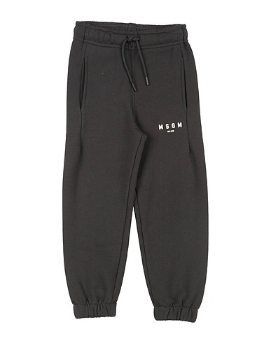 MSGM Casual trouser KIDS Charcoal 100% Cotton