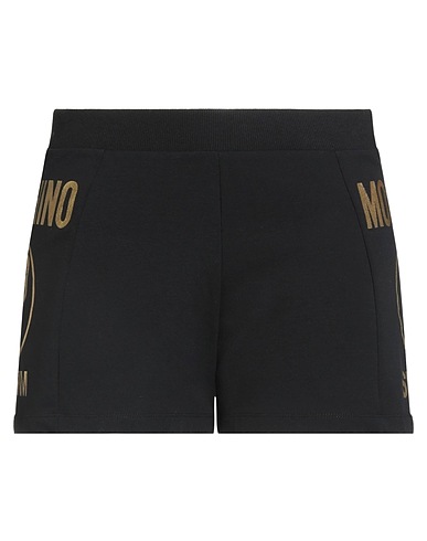 MOSCHINO BOTTOMWEAR Black 95% Cotton, 5% Elastane