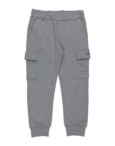 FAY Casual trouser JUNIOR Grey 100% Cotton, Polyester