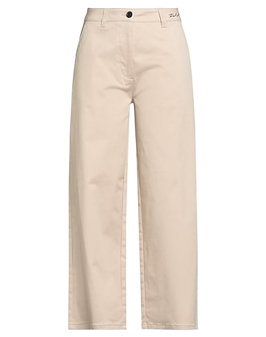 KARL LAGERFELD Casual trouser Beige 97% Cotton, 3% Elastane