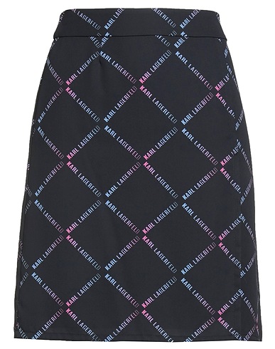 KARL LAGERFELD Mini skirt Black 100% Polyester