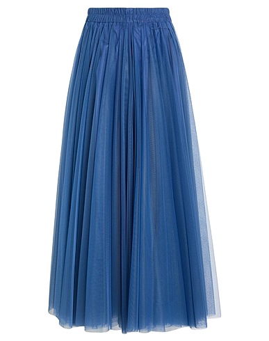 LAVI COUTURE Gonna midi Blu 100% Poliammide