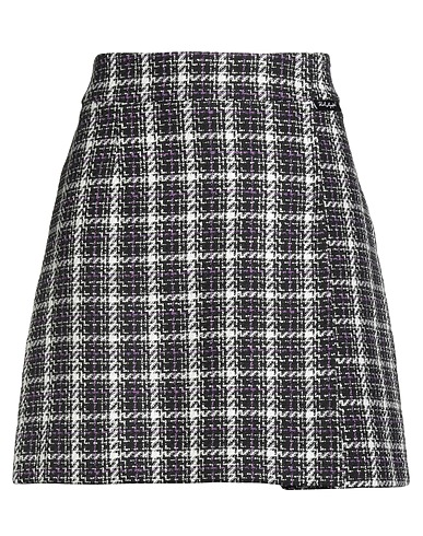 KARL LAGERFELD Mini skirt Black 66% Polyester, 19% Acrylic, 14% Viscose, 1% Elastane