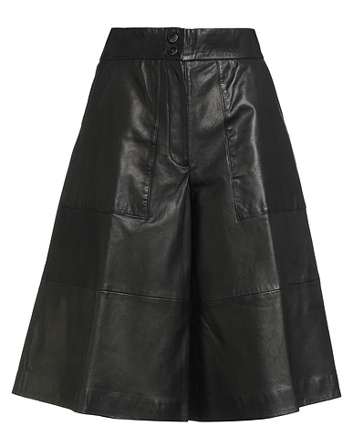 PT Torino Pantalon en cuir Noir 100% Cuir