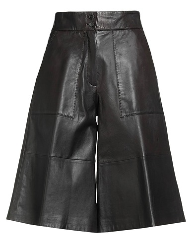 PT Torino Leather pant Dark brown 100% Leather