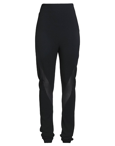 GIOVANNI CAVAGNA Casual trouser Black 40% Viscose, 35% Silk, 25% Wool
