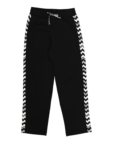 MISSONI KIDS Casual trouser Black 100% Cotton, Elastane