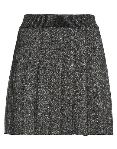 ROBERTO COLLINA Mini skirt Black 46% Wool, 44% Viscose, 10% Polyester