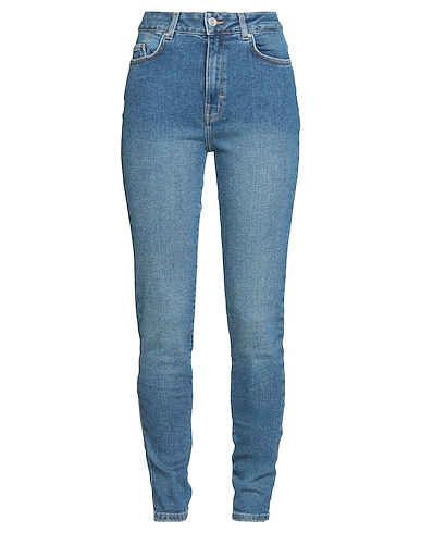 KARL LAGERFELD Denim trousers Blue 99% Cotton, 1% Elastane