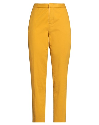 FABIANA FILIPPI Casual pants Mustard 97% Cotton, 3% Elastane