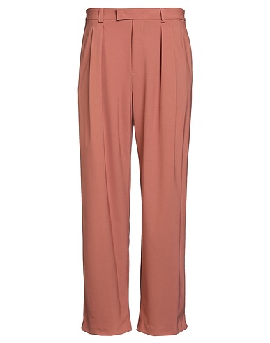 EMPORIO ARMANI Casual pants Rust 96% Virgin Wool, 4% Elastane