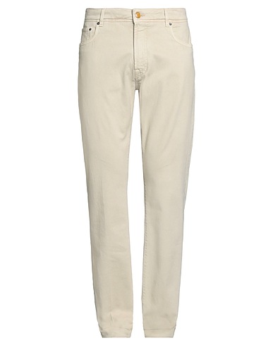 CAMOUFLAGE AR AND J. Pantalone Beige 75% Lyocell, 23% Cotone, 2% Elastan