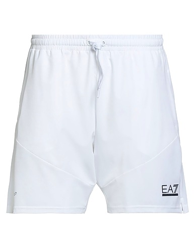 EA7 Shorts & Bermudas Weiß 88% Polyester, 12% Elastan