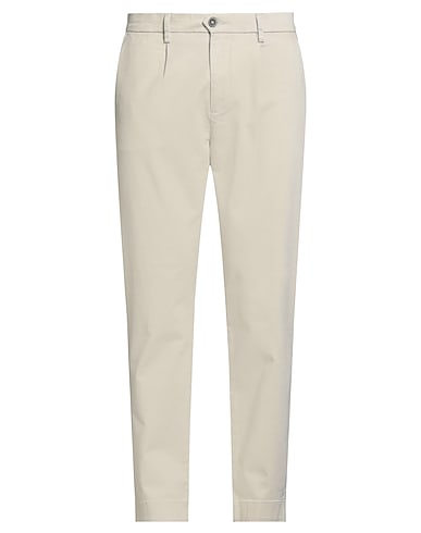 HAMAKI-HO Casual trouser Beige 98% Cotton, 2% Elastane