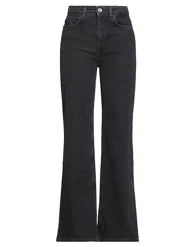 KARL LAGERFELD Denim trousers Black 98% Cotton, 2% Elastane