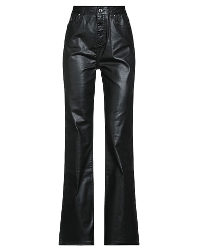 KARL LAGERFELD Denim pants Black 76% Cotton, 21% Polyester, 3% Elastane