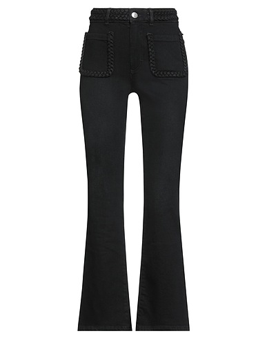 MAJE Bootcut Jeans Black 99% Cotton, 1% Elastane