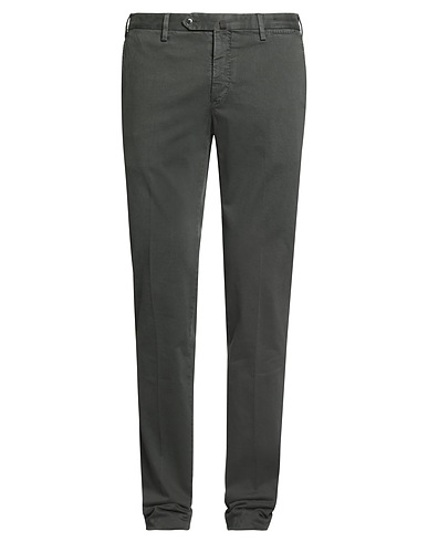 PT Torino Casual trouser Military green 98% Cotton, 2% Elastane