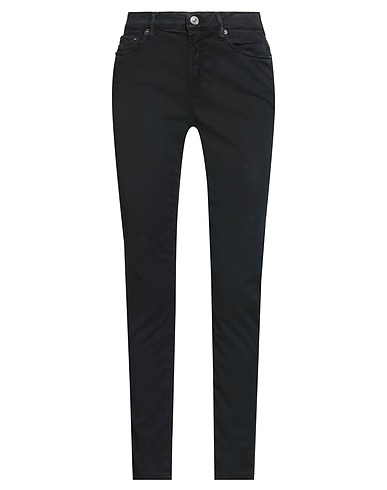 ROŸ ROGER'S Casual trouser Black 71% Lyocell, 27% Cotton, 2% Elastane
