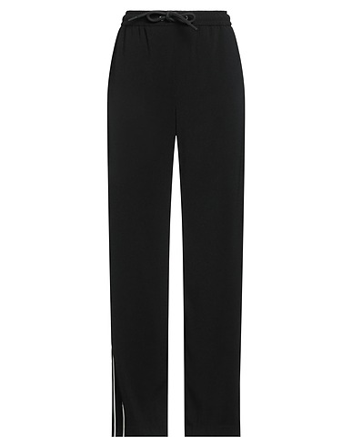MONCLER Casual trouser Black 98% Polyester, 2% Elastane