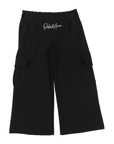 ODI ET AMO Casual pants JUNIOR Black 63% Viscose, 31% Polyamide, 6% Elastane