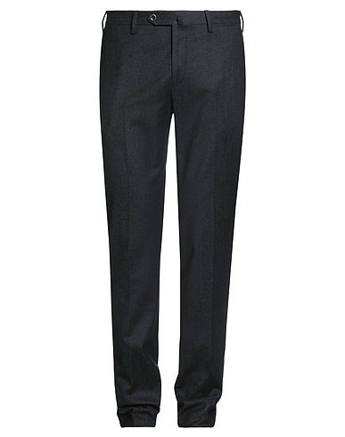 PT Torino Casual trouser Black 47% Virgin Wool, 47% Cotton, 4% Polyamide, 2% Elastane