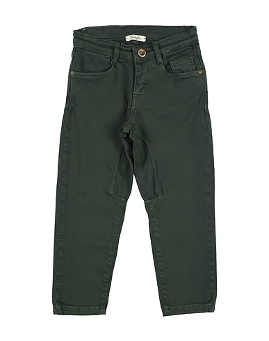 SIVIGLIA Casual trouser Dark green 99% Cotton, 1% Elastane