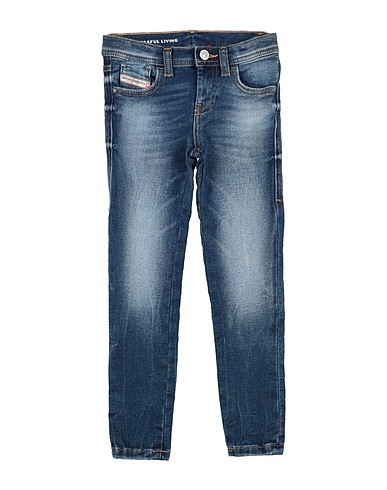 DIESEL Denim trousers Blue 82% Cotton, 16% Polyester, 2% Elastane