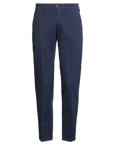 RE_HASH Casual pants Blue 68% Cotton, 29% Lyocell, 3% Elastane