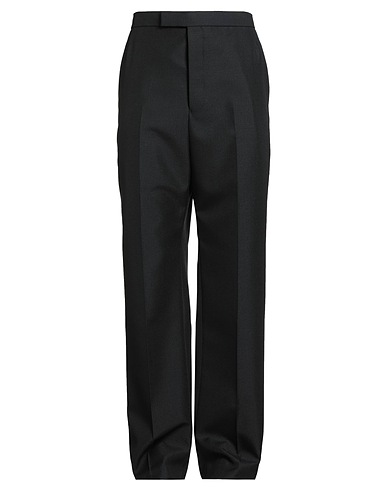 THOM BROWNE Casual trouser Black 60% Wool, 40% Mohair wool