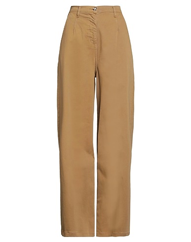 OTTOD'AME Casual trouser Khaki 98% Cotton, 2% Elastane