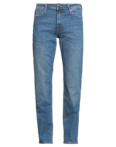 JACK & JONES Denim pants Blue 71% Cotton, 22% Polyester, 5% Recycled cotton, 2% Elastane
