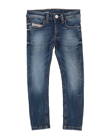 DIESEL Denim trousers Blue 82% Cotton, 16% Polyester, 2% Elastane