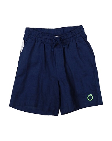 TRUSSARDI JUNIOR Shorts & Bermuda Blue 100% Linen