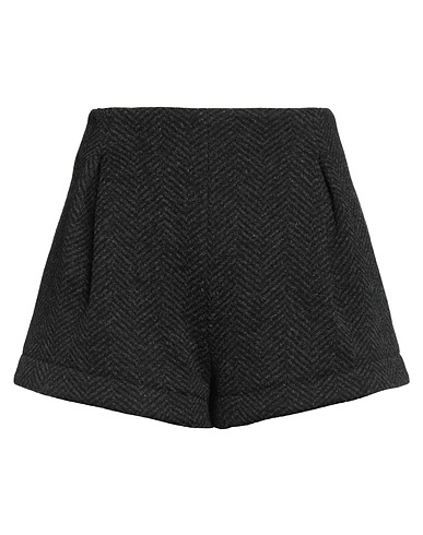 THE M.. Shorts & Bermuda Antracite 70% Poliestere, 30% Lana Vergine