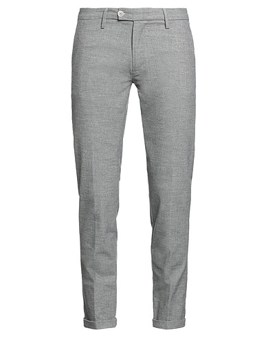 RE_HASH Casual pants Grey 54% Cotton, 29% Polyester, 14% Viscose, 3% Elastane