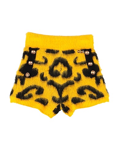 ODI ET AMO Shorts & Bermuda JUNIOR Yellow 100% Acrylic