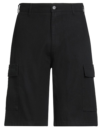 IUTER Shorts & Bermudas Schwarz 100% Baumwolle
