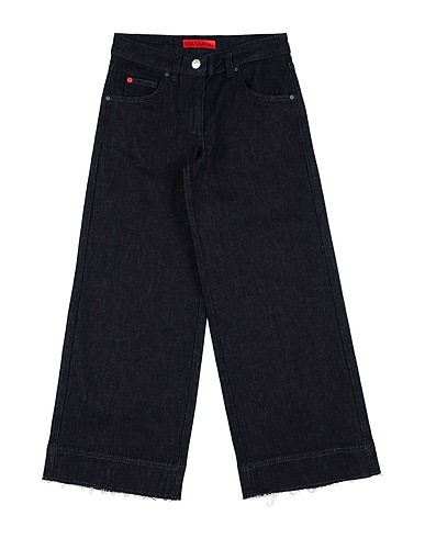 MAX&Co. Denim trousers Blue 99% Cotton, 1% Elastane