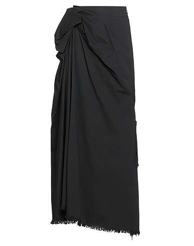 YEHUAFAN Long skirt Black 100% Cotton