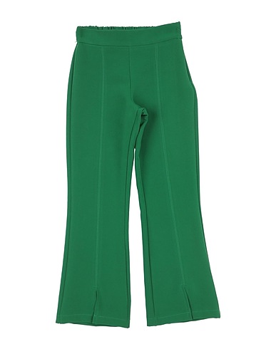 MEILISA BAI Casual trouser Emerald green 88% Polyester, 12% Elastane