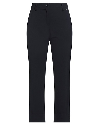 HERNO Casual trouser Navy blue 53% Polyester, 43% Virgin Wool, 4% Elastane