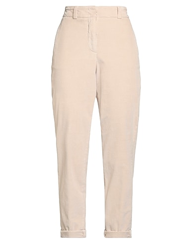 PESERICO Casual trouser BEIGE 75% Cotton, 23% Modal, 2% Elastane