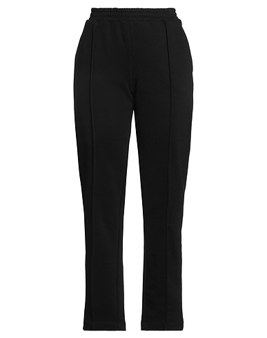TWINSET Casual trouser U&B Black 50% Cotton, 50% Polyester